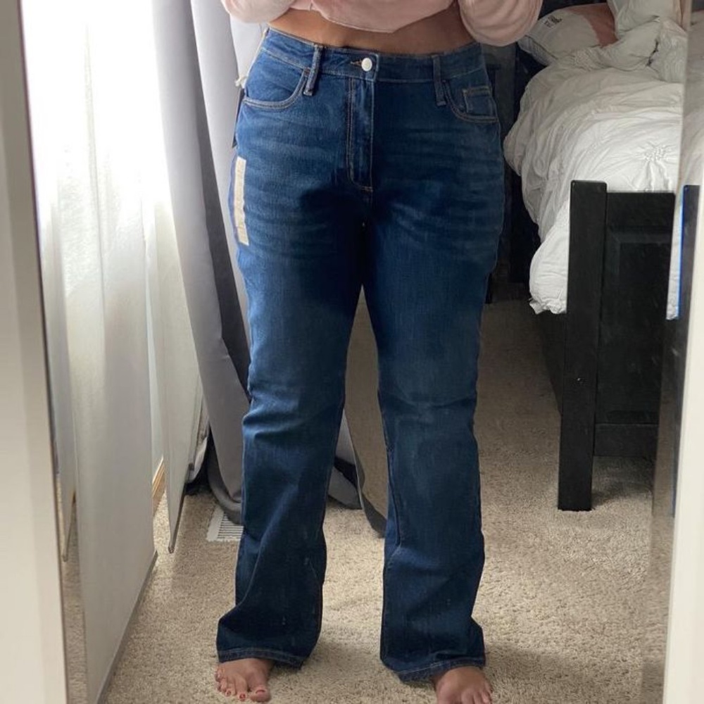High rise slim bootcut